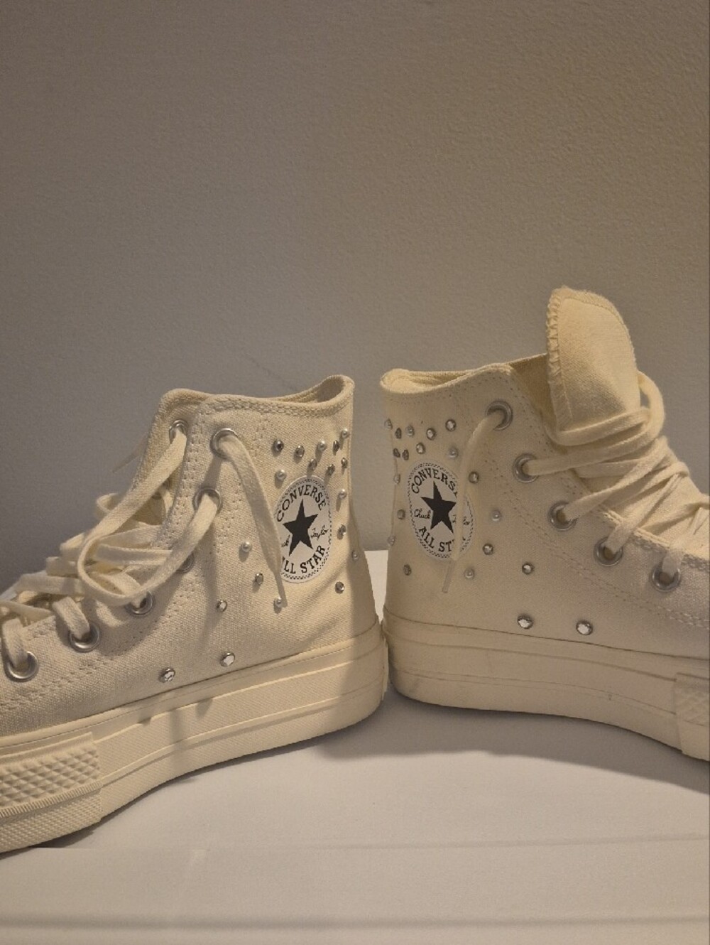 Converse High-Top Platform Converaw with Stud Accents - Picture 6 of 6